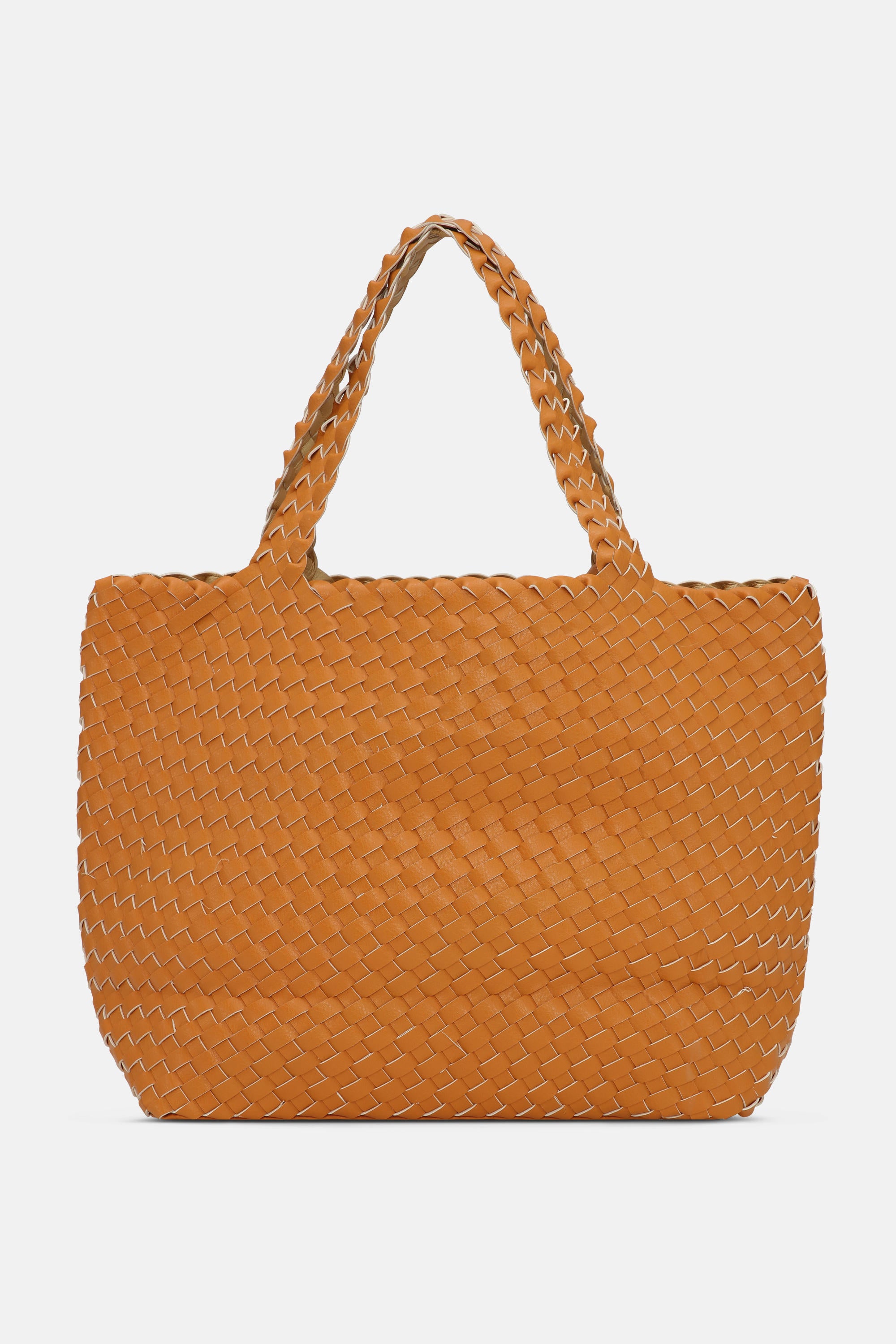 Tote Bag Flätad - Golden Nugget Golden Nugget Metallic